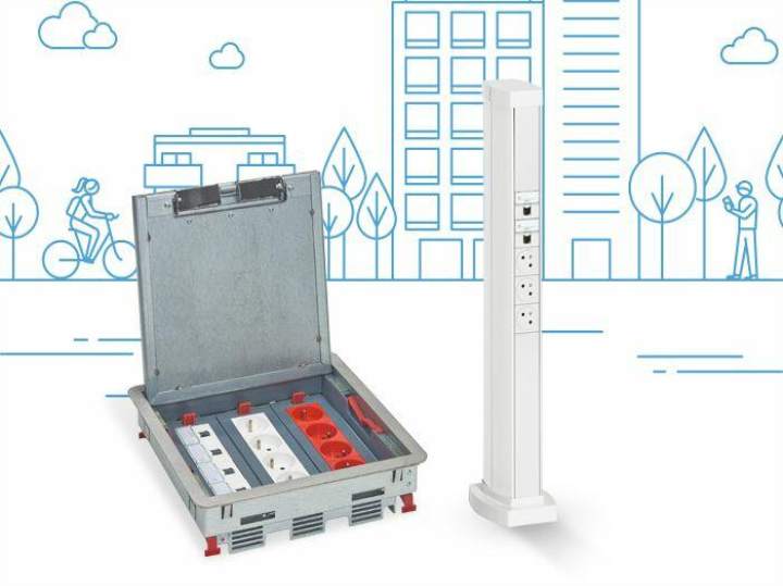 Cajas de distribucion en piso